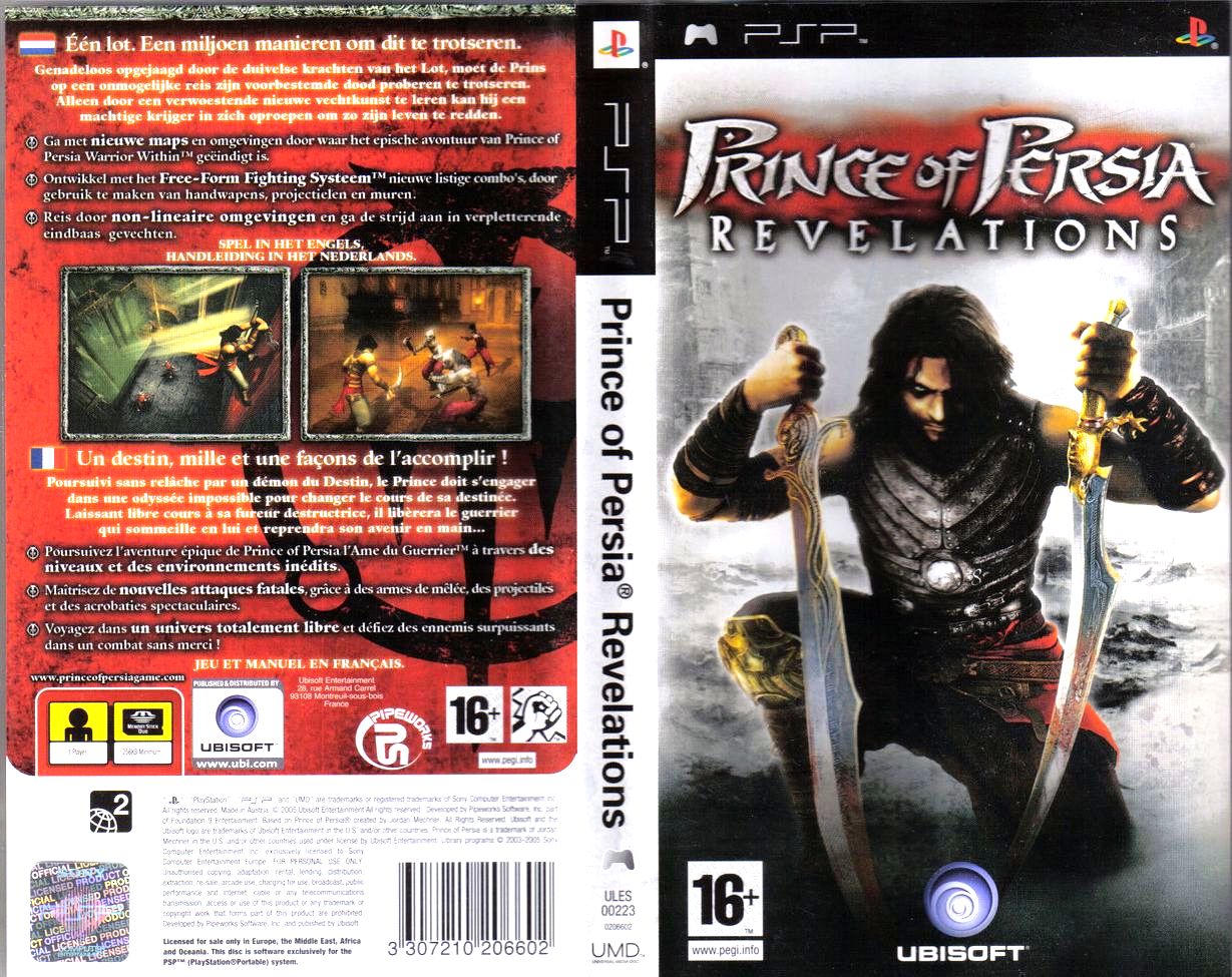 Prince of Persia Revelations PlayStation Portable PSP Game